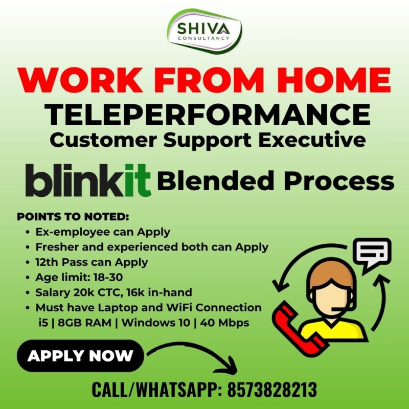 Shiva Consultancy Blinkit_Teleperformance_Poster